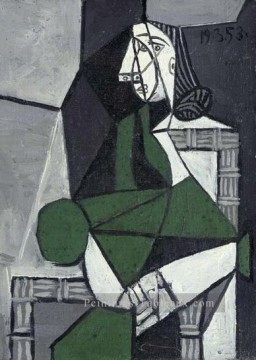Femme Sitting 1926 cubist Pablo Picasso Peinture à l'huile